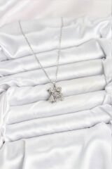 316L Çelik Zincir Gümüş Renk Erkek Kız Model Kadın Kolye