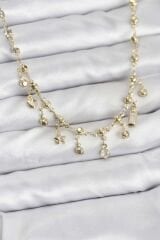 316L Çelik Zincir Gold Renk Kolye