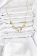 316L Çelik Zincir Gold Renk Kadın Kolye