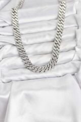 Pirinç Cuba Chain Gurmet Model Kolye