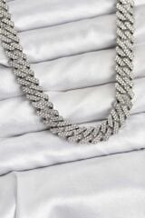 Pirinç Cuba Chain Gurmet Model Kolye