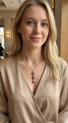 316L Çelik Vintage Model Kadın Kolye