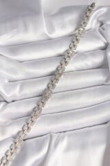 Pirinç Mix Renk Zirkon Taşlı Zincir Model VIP Seri Kadın Bileklik