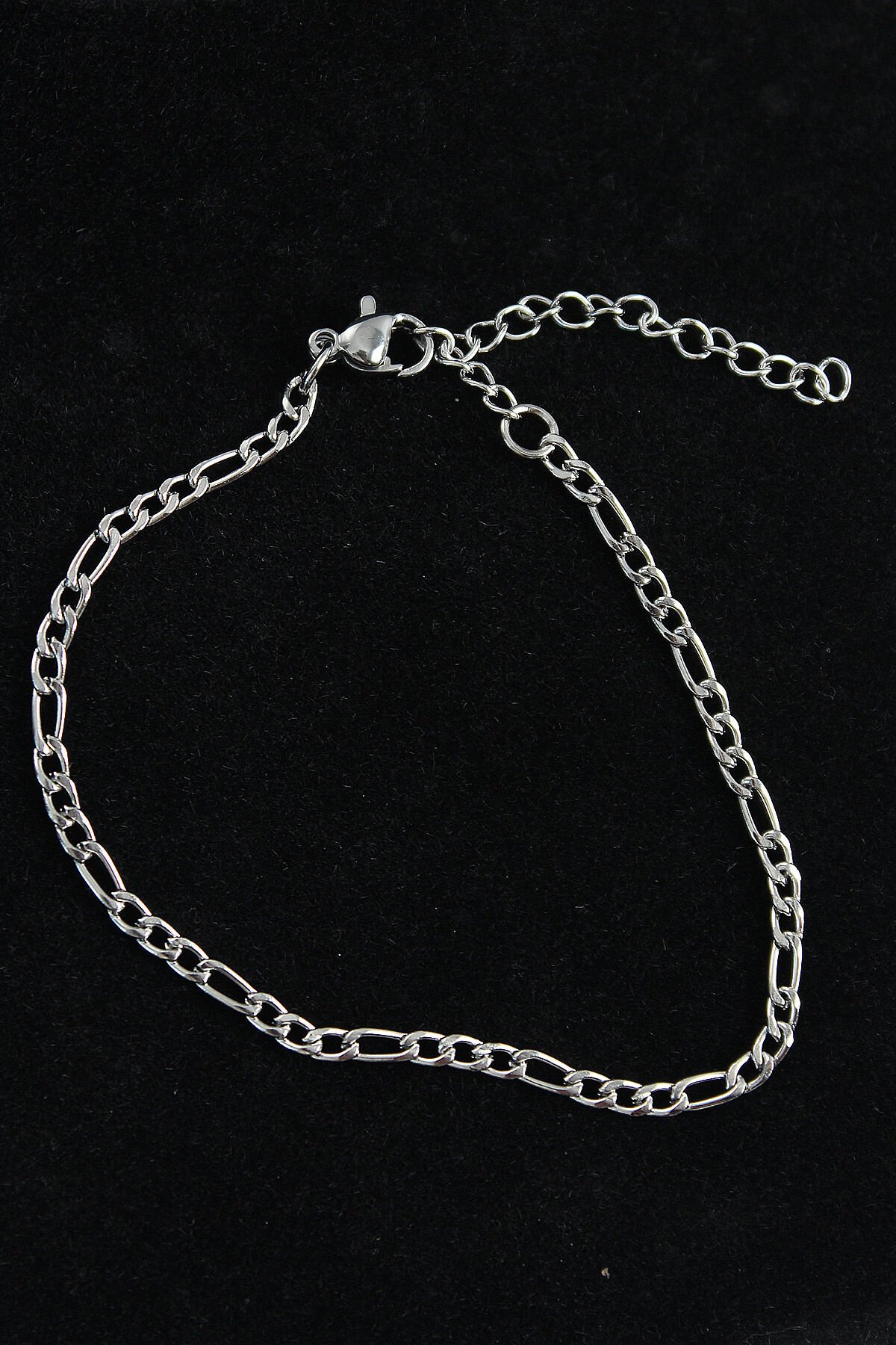 316L Çelik Figaro Model Gümüş Renk Erkek Bileklik