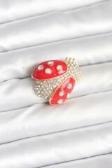 Uğur Böceği Model Broş