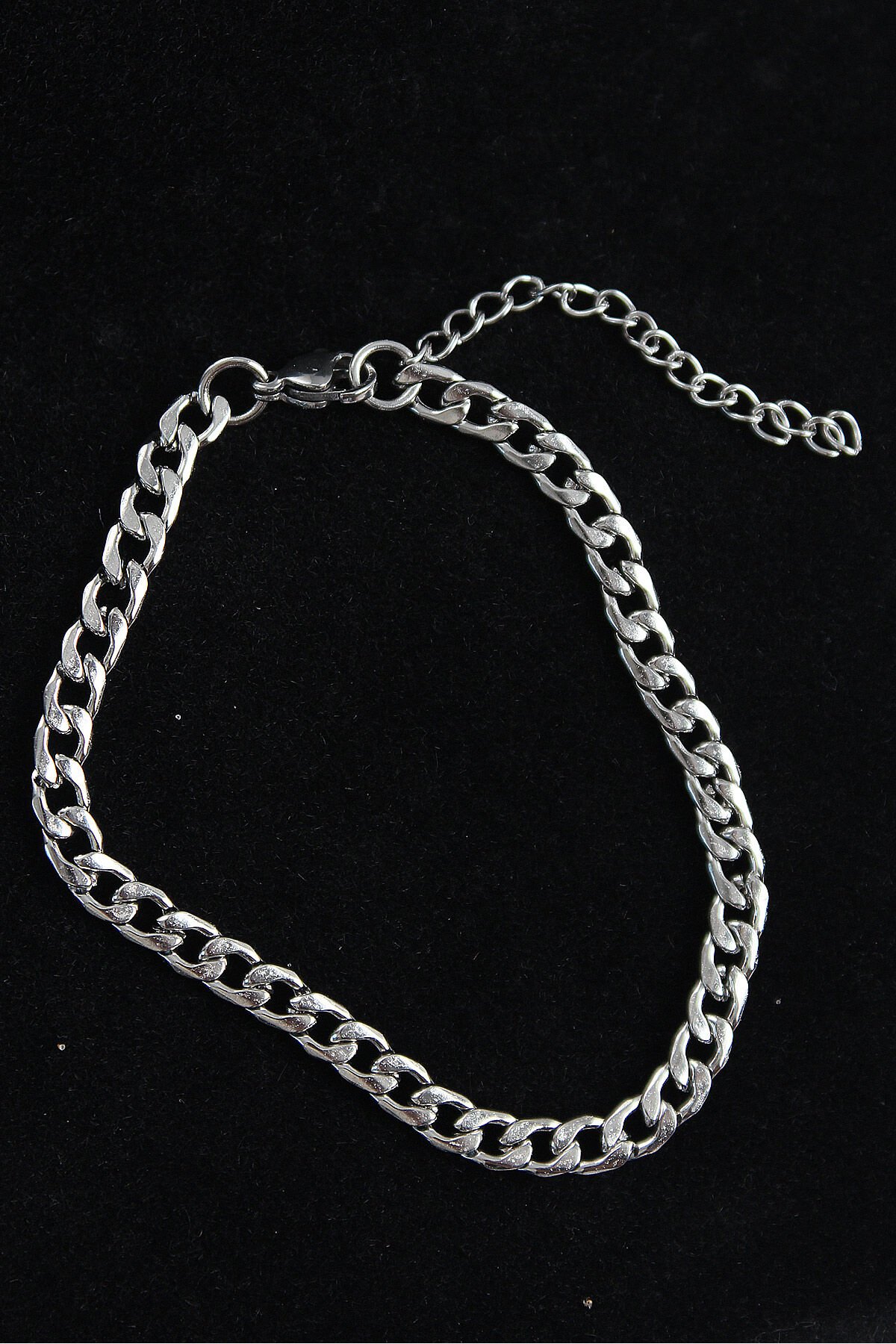 316L Çelik Klasik Model Gümüş Renk Erkek Bileklik