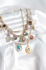 Pirinç Otantik Kolye Seti