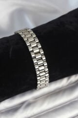 316L Çelik Gümüş Renk 12 mm Kalınlık Erkek Bileklik