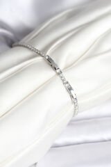 Kutup Yıldızı Model Zirkon Taşlı Gümüş Renk Su Yolu Kadın Bileklik