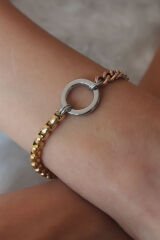 Çelik Mix Renk Kadın Bileklik