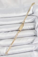 Pirinç Oval Model Gold Renk Xuping Bebek Künyesi