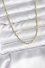 14K Gold Renk Kaplama Burgu Model CM Kadın Kolye