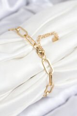 316L Çelik Nazar Boncuğu Ve Zirkon Taşlı Kalp Model Gold Renk Kadın Bileklik