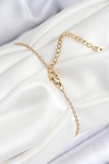 316L Çelik Nazar Boncuğu Model Gold Renk Kadın Bileklik