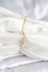 Kutup Yıldızı Figür Pirinç Gold Renk Kadın Bileklik