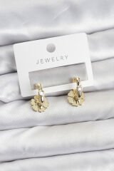 Pirinç Gold Renk Kadın Göçmen Küpe