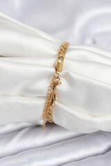 316L Çelik Gold Renk Yazı Yazmaya Uygun Kadın Bileklik