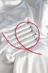 Mıknatıslı  Koyu Kırmızı Renk Sarmal Kadın Bileklik