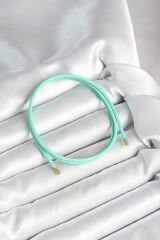 Mıknatıslı Turkuaz Renk Sarmal Kadın Bileklik