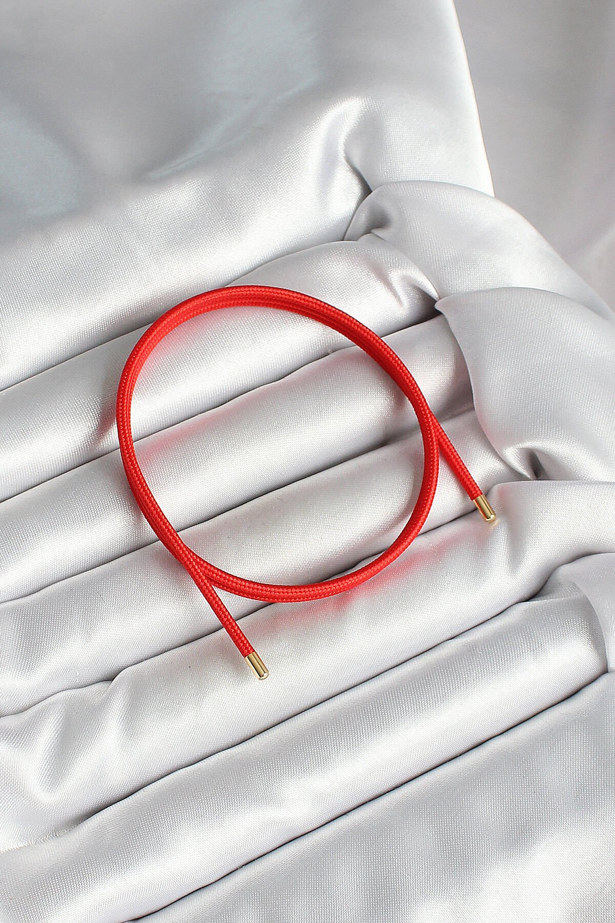 Mıknatıslı Kırmızı Renk Sarmal Kadın Bileklik