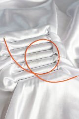 Mıknatıslı Turuncu Renk Sarmal Kadın Bileklik