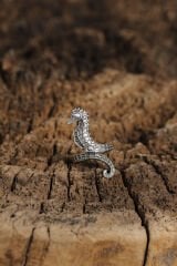 Otantik Deniz Atı Tasarımlı Ayarlamalı Kadın Yüzük