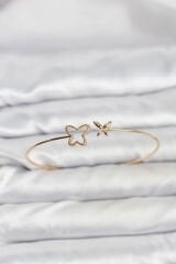 Kelebek Model Gold Renk Bileklik